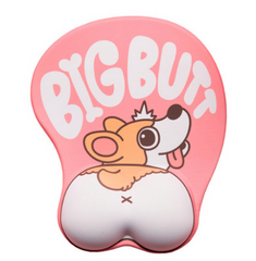 Silicone Anime Mouse Pad 3D stereo Cartoon, Corgi