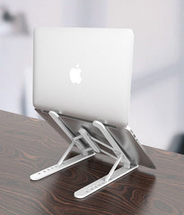 Heightening And Folding Three-in-one Multifunctional Computer Stand