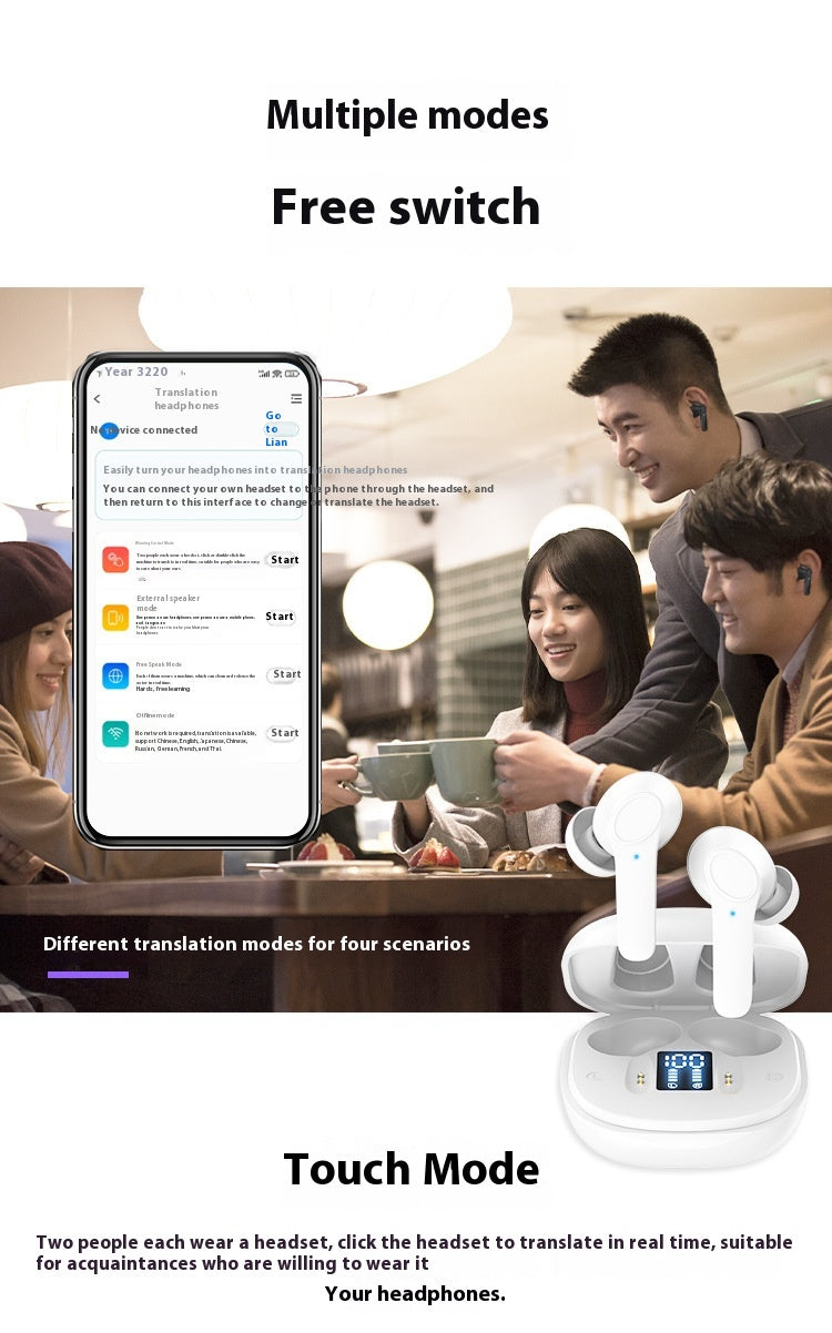 Smart Touch Wireless Earphones