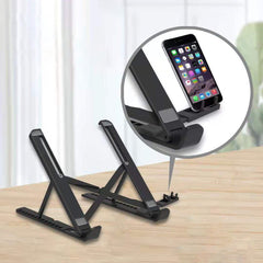 Heightening And Folding Three-in-one Multifunctional Computer Stand