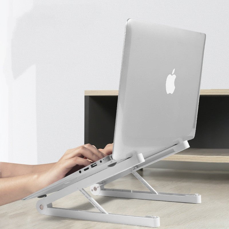 Heightening And Folding Three-in-one Multifunctional Computer Stand