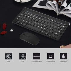Ultra‑Slim Wireless Keyboard & Mouse Combo For PC