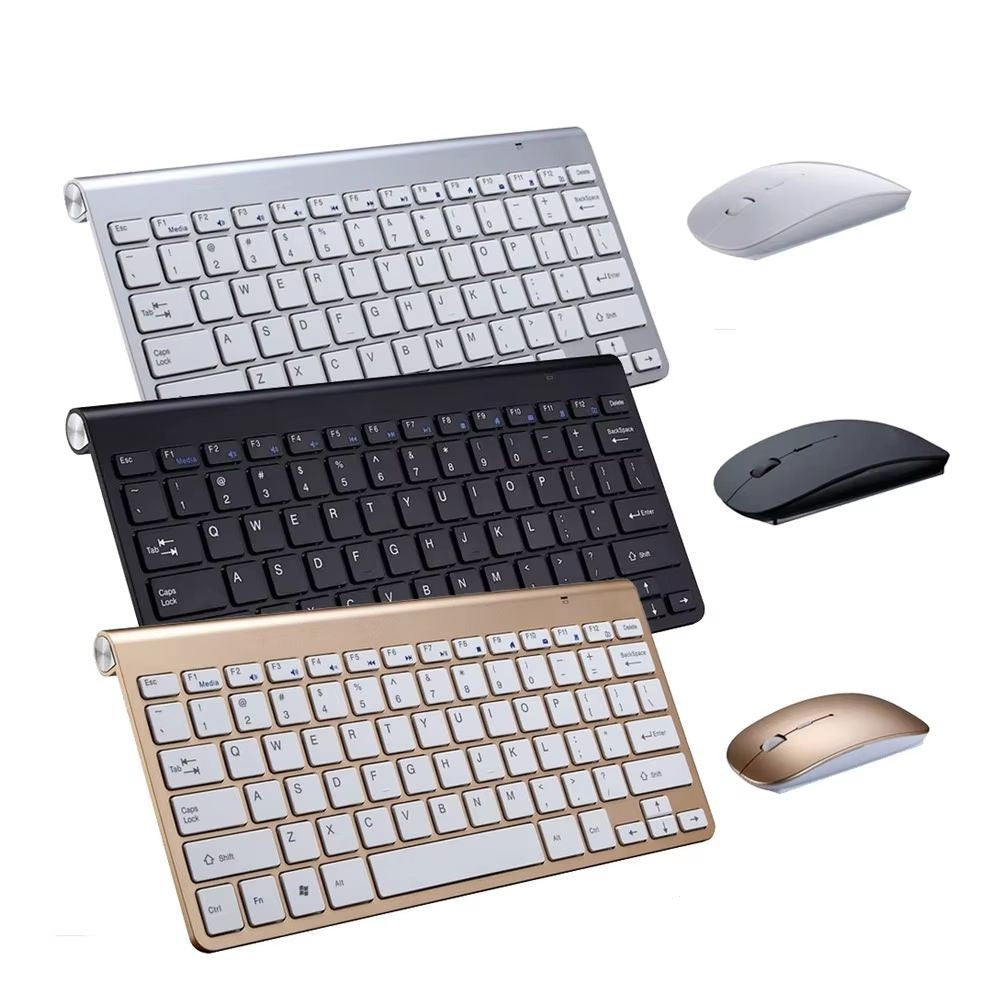 Ultra‑Slim Wireless Keyboard & Mouse Combo For PC