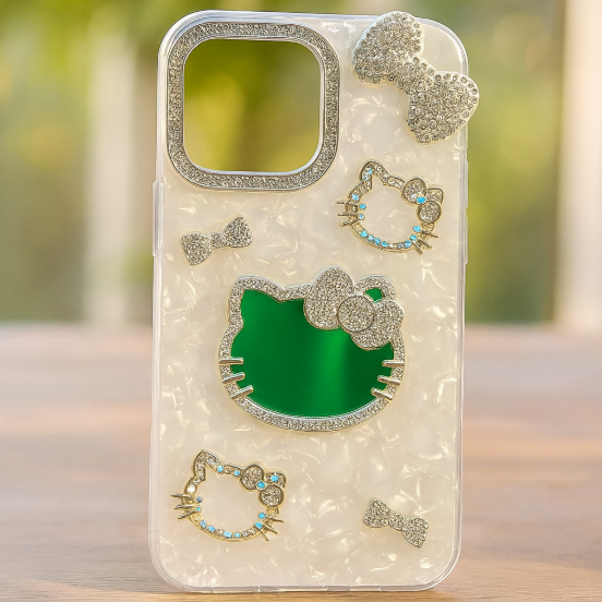 Luxury Bling Kitty Crystal iPhone Case