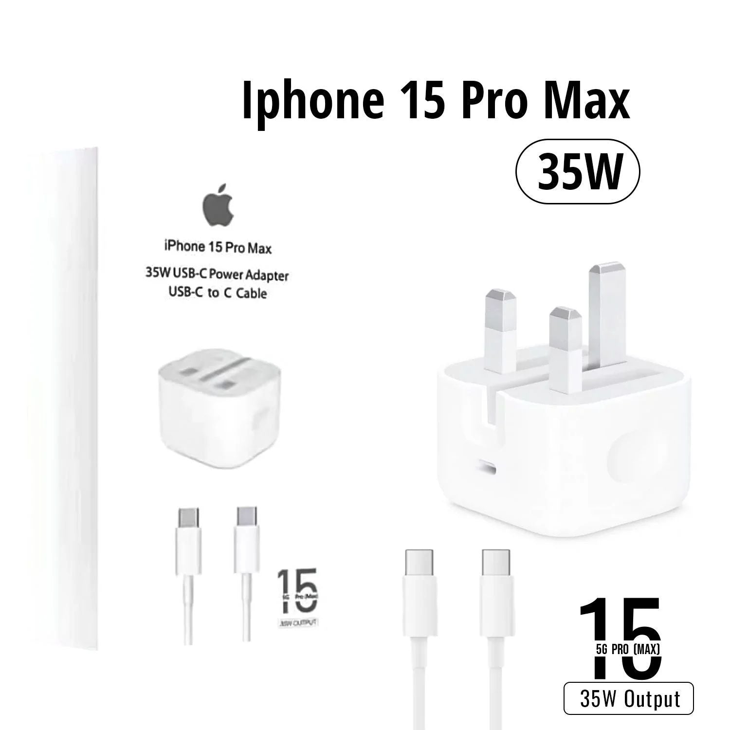 iPhone USB-C Power Adapter & Cable