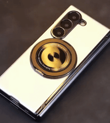 Magnetic Ring Kickstand with Tempered Glass