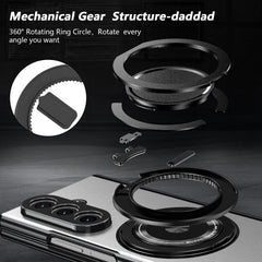 Magnetic Ring Kickstand with Tempered Glass